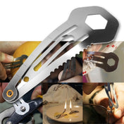 10 PCS 8 in 1 Multifunctional Hair Clip Outdoor Self-Defense First Aid Tool(Silver) - Eurekaonline
