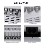 100-240V 8 Slot Battery Charger for AA & AAA Battery, EU Plug - Eurekaonline