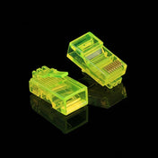 100 PCS Anpwoo Amp01 RJ45 Connector Modular Plug(Yellow) - Eurekaonline