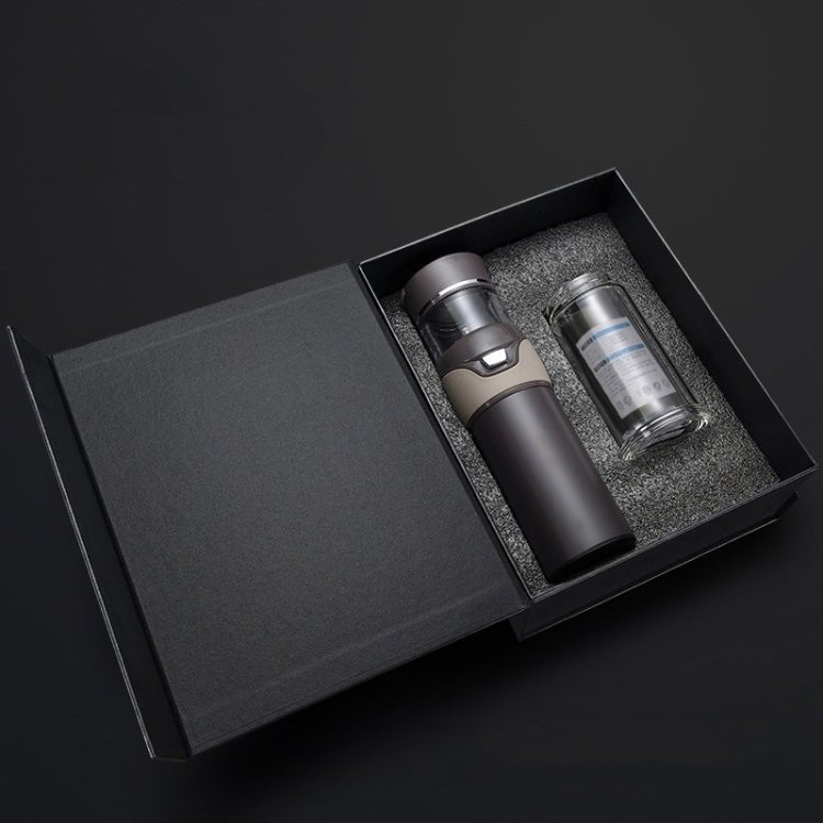 101-500ML Insulation Cup Tea Water Separation Tea Cup,Style: Coffee Double Cup+Gift Box - Eurekaonline