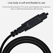 10m EMK OD4.0mm Square Port to Square Port Digital Audio Speaker Optical Fiber Connecting Cable(Black) - Eurekaonline