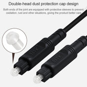 10m EMK OD4.0mm Square Port to Square Port Digital Audio Speaker Optical Fiber Connecting Cable(Black) - Eurekaonline