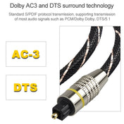 10m EMK OD6.0mm Square Port to Round Port Set-top Box Digital Audio Optical Fiber Connecting Cable - Eurekaonline