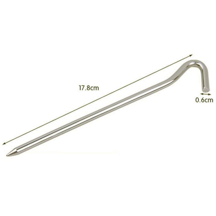10Pcs Tent pegs Aluminum Alloy Tent nail Tent Stake Nails Ground Pin Camping Hiking Outdoor Tool inflatable tent Accessories - Eurekaonline