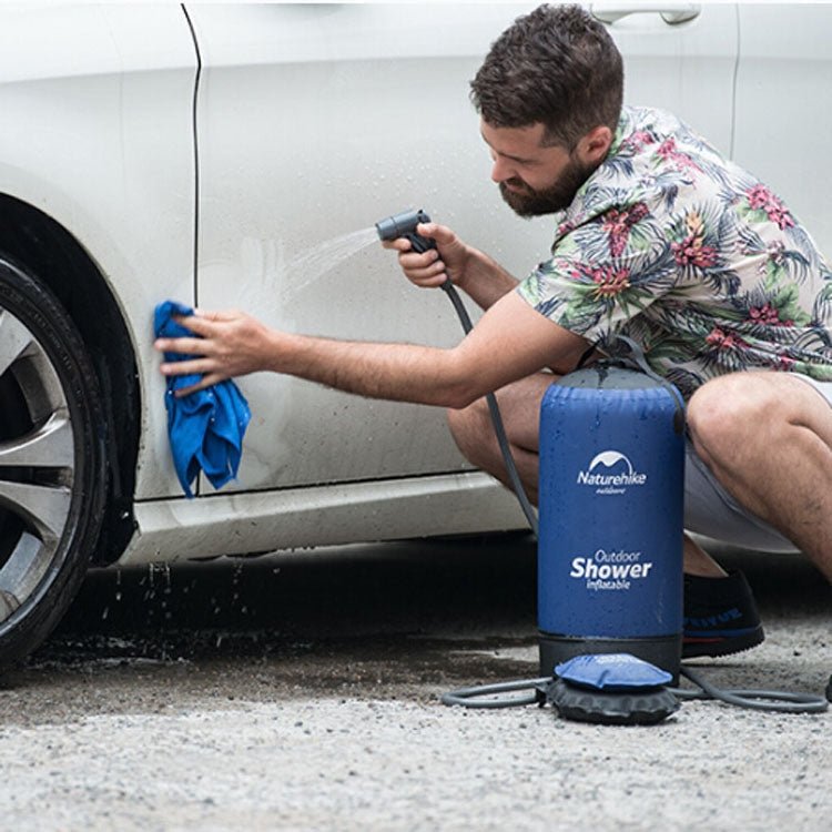 11L Outdoor Camping Hiking PVC Portable Take a Shower Water Tank Water Bag Shower - Eurekaonline