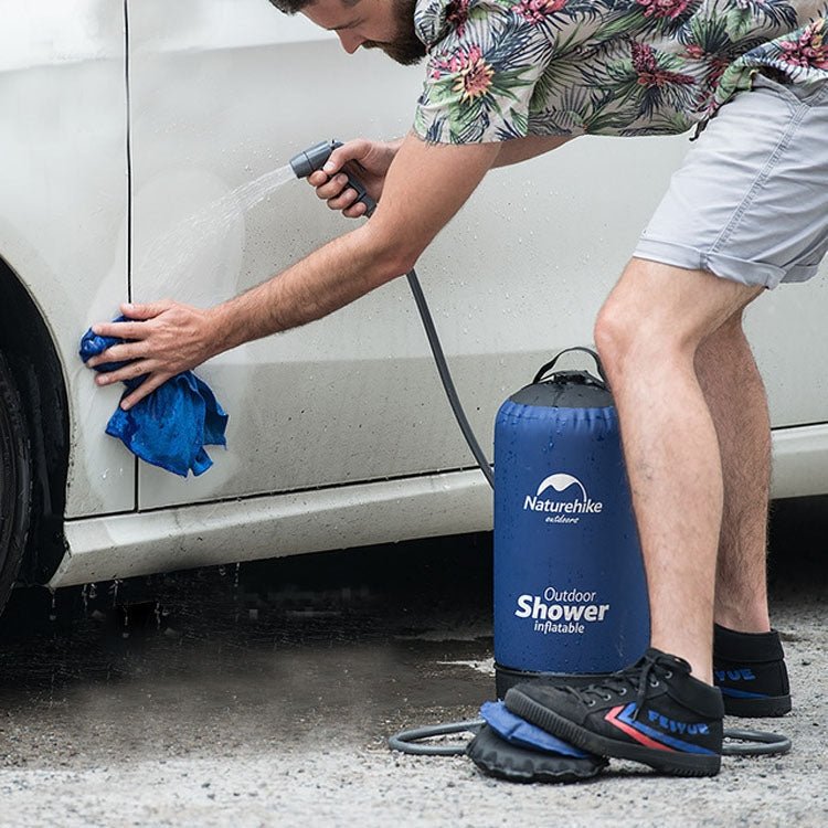 11L Outdoor Camping Hiking PVC Portable Take a Shower Water Tank Water Bag Shower - Eurekaonline