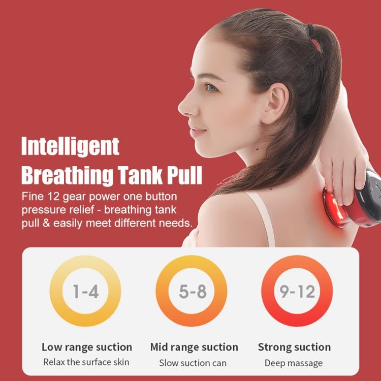 12-speed Charging Electric Cupping Massage Device(Blue) - Eurekaonline