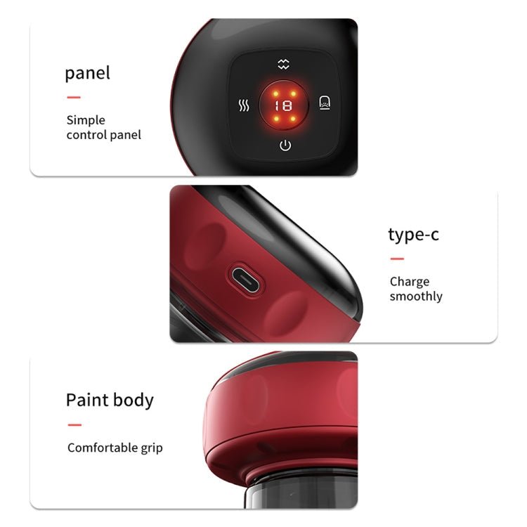 12-speed Charging Electric Cupping Massage Device(Red Wine) - Eurekaonline