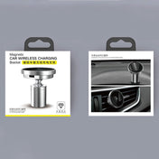 12PRO 15W Aluminum Alloy MagSafe Magnetic Car Wireless Charger Mobile Phone Holder (Silver) - Eurekaonline