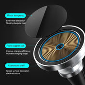 12PRO 15W Aluminum Alloy MagSafe Magnetic Car Wireless Charger Mobile Phone Holder (Silver) - Eurekaonline
