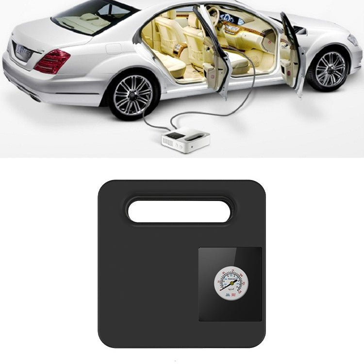 12V Car Air Pump Car Portable Tire Electric Pump, Style:Mechanical Version (Black) - Eurekaonline