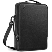 13.3-14 Inch Portable Laotop Bag Waterproof Multifunctional Shoulder Crossbody Bag(Black) - Eurekaonline