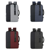 140 Large-capacity Business Commuter Laptop Backpack with USB Charging Interface(Black) - Eurekaonline