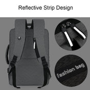 140 Large-capacity Business Commuter Laptop Backpack with USB Charging Interface(Blue) - Eurekaonline