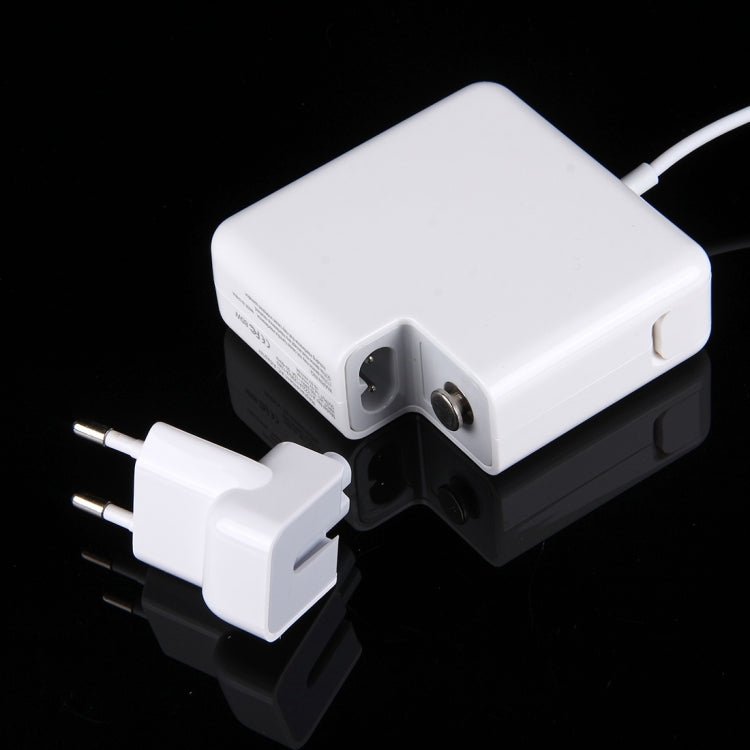 18.5V 4.6A 85W 5 Pin L Style MagSafe 1 Power Charger for Apple Macbook A1222 / A1290/ A1343, Length: 1.7m, EU Plug(White) - Eurekaonline