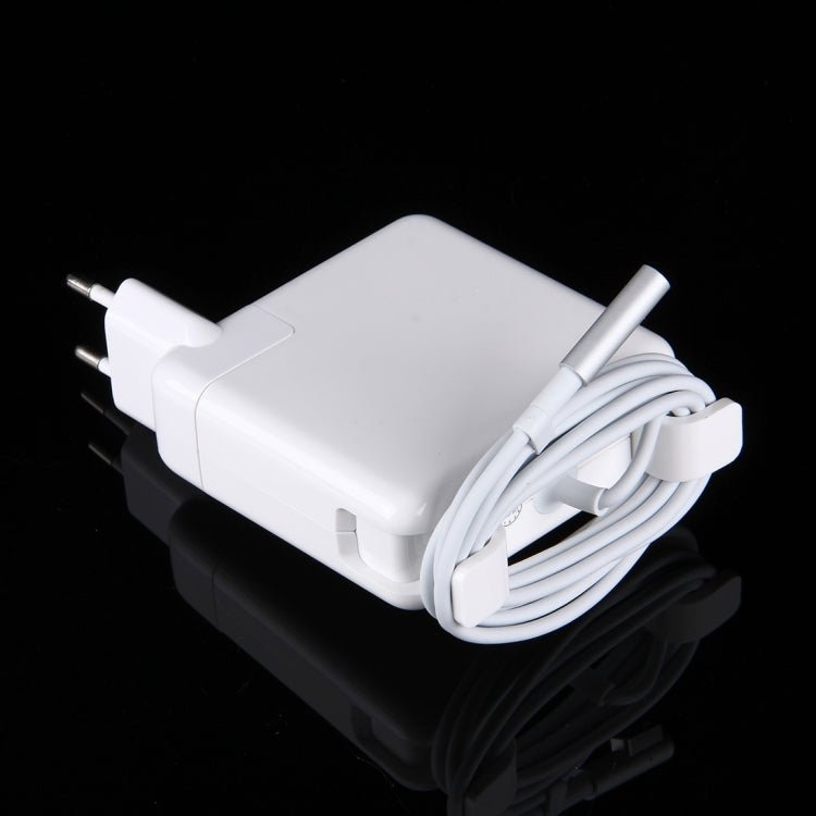 18.5V 4.6A 85W 5 Pin L Style MagSafe 1 Power Charger for Apple Macbook A1222 / A1290/ A1343, Length: 1.7m, EU Plug(White) - Eurekaonline