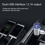 2 in 1 Car Negative-ion Aromatherapy Air Purifier Humidifier + Dual USB Port Car Charger (Gold) - Eurekaonline
