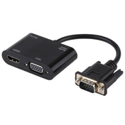 2 in 1 VGA to HDMI + VGA 15 Pin HDTV Adapter Converter with Audio - Eurekaonline