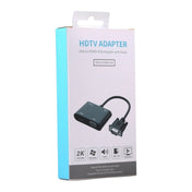 2 in 1 VGA to HDMI + VGA 15 Pin HDTV Adapter Converter with Audio - Eurekaonline
