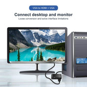 2 in 1 VGA to HDMI + VGA 15 Pin HDTV Adapter Converter with Audio - Eurekaonline