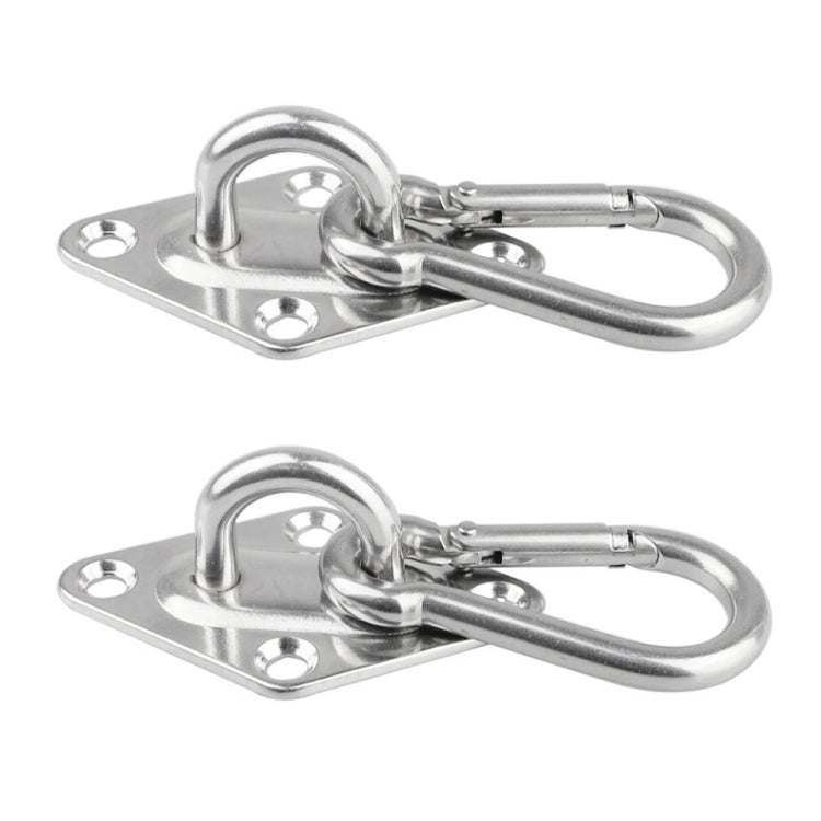 2 PCS 8mm 316 Stainless Steel Sand Bag Ceiling Hook Heavy Duty Swing Hangers - Eurekaonline