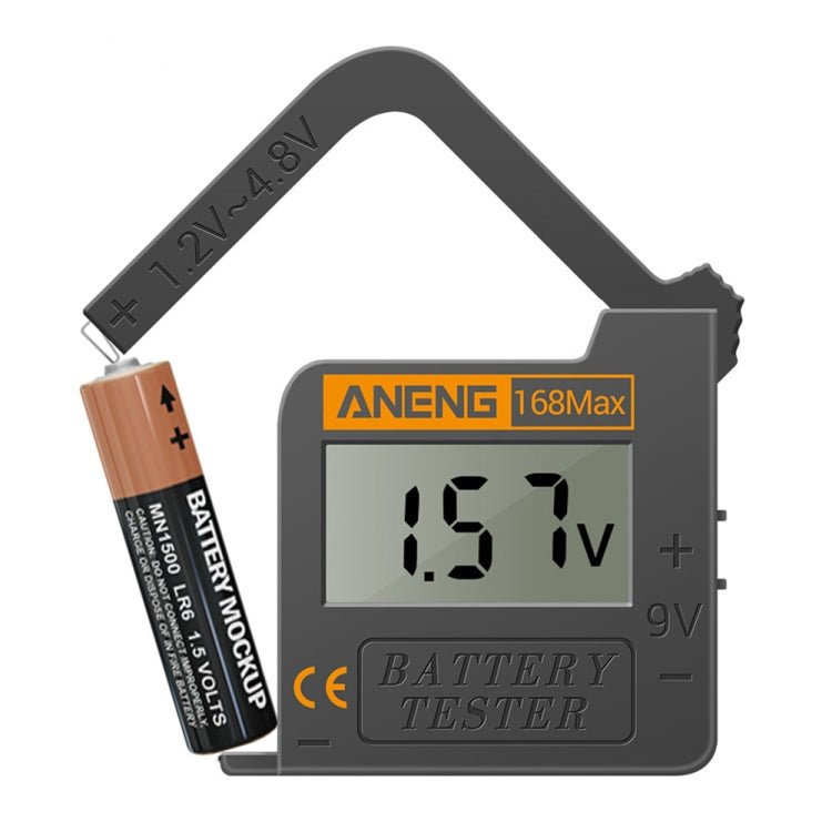 2 PCS ANENG 168MAX Portable Battery Tester High-Precision Battery Power Tester Battery Capacity Tester - Eurekaonline