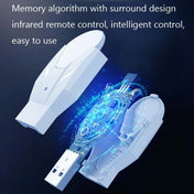 2 PCS IR18 Multifunctional Infrared WiFi Intelligent Voice Remote Control With Night Light Function(White) - Eurekaonline