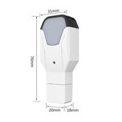 2 PCS IR18 Multifunctional Infrared WiFi Intelligent Voice Remote Control With Night Light Function(White) - Eurekaonline