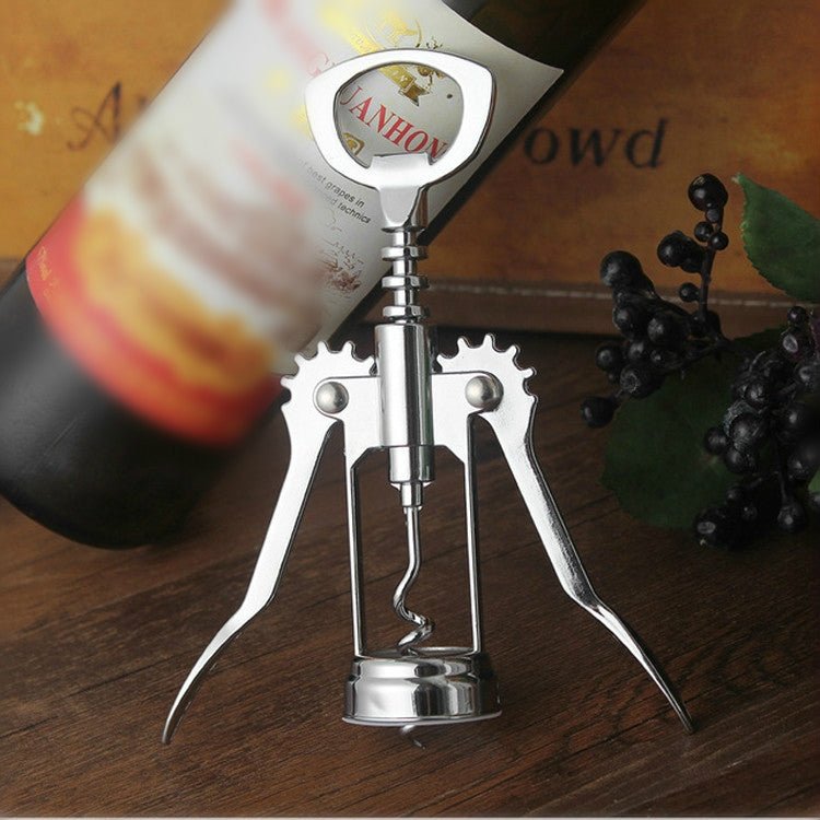 2 PCS Multifunctional Zinc Alloy Red Wine Bottle Opener Kitchen Supplies Gadgets - Eurekaonline