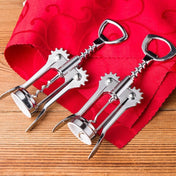 2 PCS Multifunctional Zinc Alloy Red Wine Bottle Opener Kitchen Supplies Gadgets - Eurekaonline