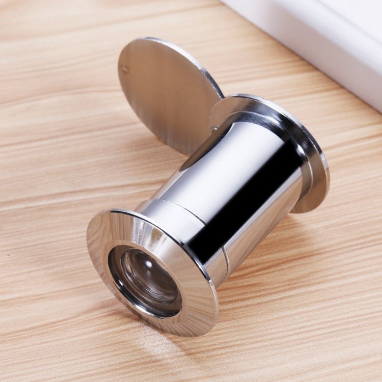 2 PCS Security Door Cat Eye HD Glass Lens 200 Degrees Wide-Angle Anti-Tiny Hotel Door Eye, Specification: 26mm Silver - Eurekaonline