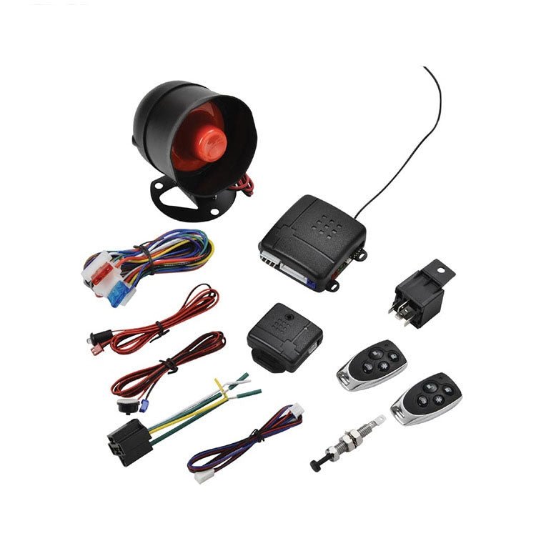 2 Set Car Alarm Remote Control Alarm With Alarm Horn - Eurekaonline