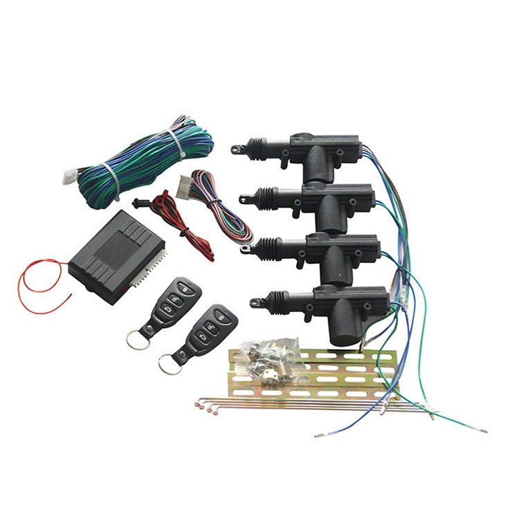2 Set Car Remote Control Central Lock Keyless Entry System With Motor, External Speaker, Double Flashing Prompt - Eurekaonline