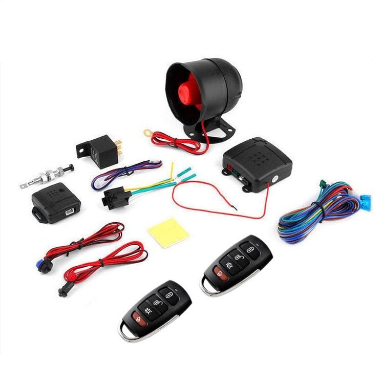 2 Set Universal Car Alarm Horn Collision Alarm System Alarm Remote Control - Eurekaonline