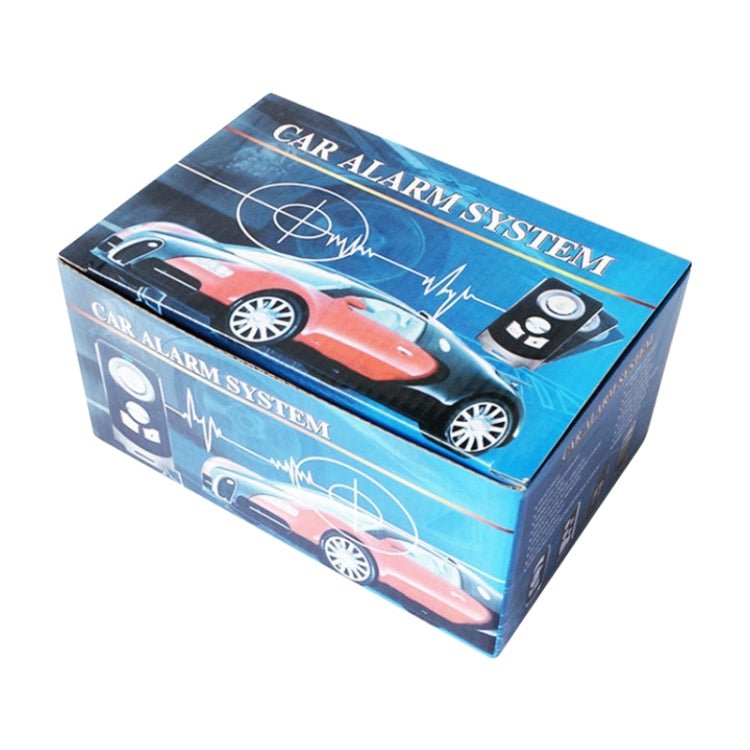 2 Set Universal Sound And Light Car Alarm 12V Vehicle Alarm System Bullet Key Remote Control - Eurekaonline