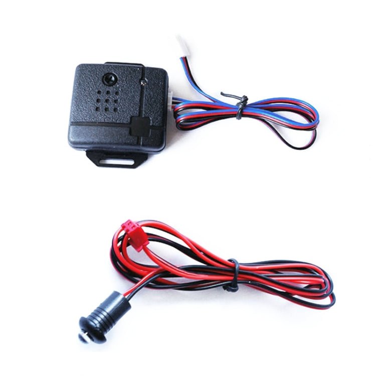 2 Set Universal Sound And Light Car Alarm 12V Vehicle Alarm System Bullet Key Remote Control - Eurekaonline