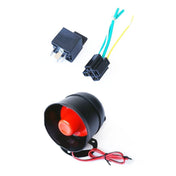 2 Set Universal Sound And Light Car Alarm 12V Vehicle Alarm System Bullet Key Remote Control - Eurekaonline
