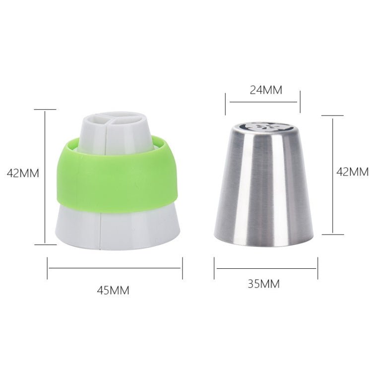 2 Sets 27 in 1 Decorating Mouth Set Seamless Cream Squeezing Mouth - Eurekaonline