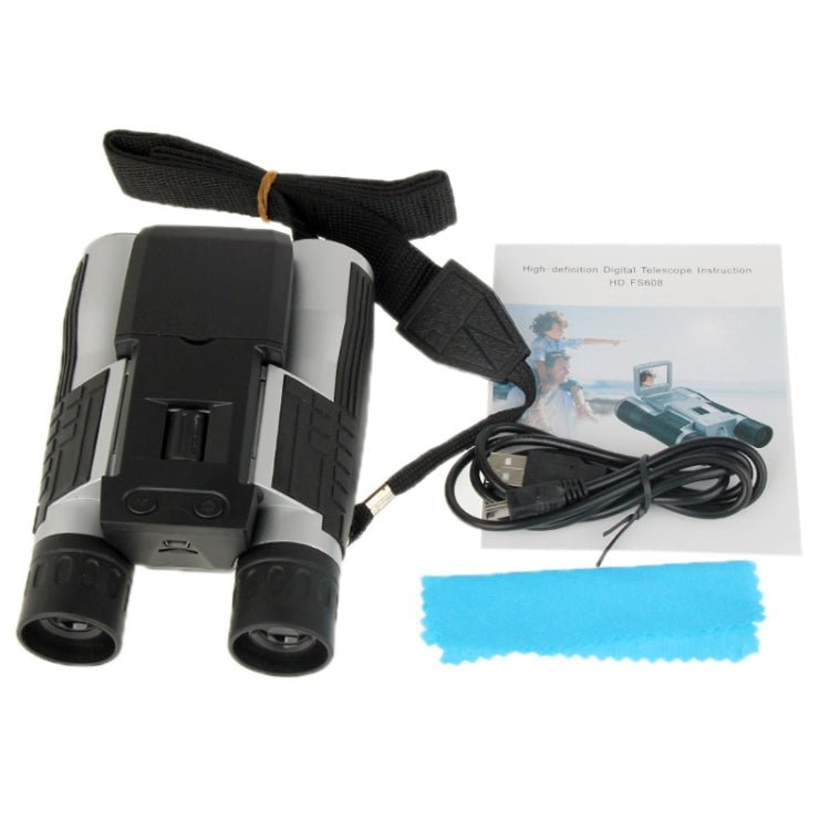 2.0 inch TFT LCD 5MP 12 x 32 Zoom Telescope Binocular Digital Camera(Black) - Eurekaonline