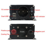 2000W LCD Smart Home Car Inverter 12V To 220V Power Converter Eurekaonline
