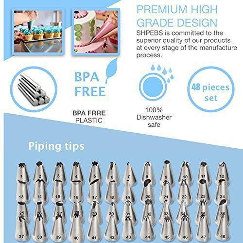 220 in 1 Cake Turntable Decorating Nozzle Set Baking Tool Fondant Mold Set Eurekaonline