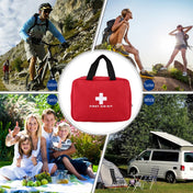 234 In 1 Portable Home Outdoor Emergency Supplies Kit Survival Rescue Box(Red) Eurekaonline