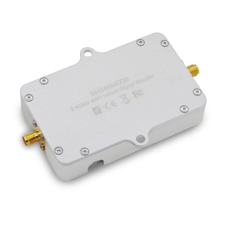 2.4Ghz Indoor WiFi High Power Signal Booster Amplifier 802.11 b/g/n (SH24Gi4000)(Silver) - Eurekaonline