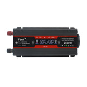 2600W LCD Smart Home Car Inverter 12V To 220V Power Converter Eurekaonline