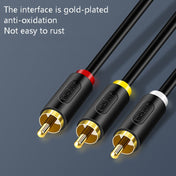 2m JingHua HDMI-3RCA HDMI To 3RCA Conversion Cable Set-Top TV Projector AV Lotus Converter Cable Eurekaonline