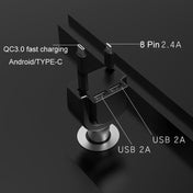 3 In 1 3.1A Dual USB Single Pull Retractable Fast QC3.0 Car Charger(Green) Eurekaonline