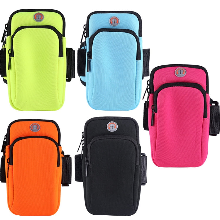 3 PCS Running Mobile Phone Arm Bag Men And Women Fitness Outdoor Hand Bag Wrist Bag  for Mobile Phones Within 6.5 inch( Black) Eurekaonline