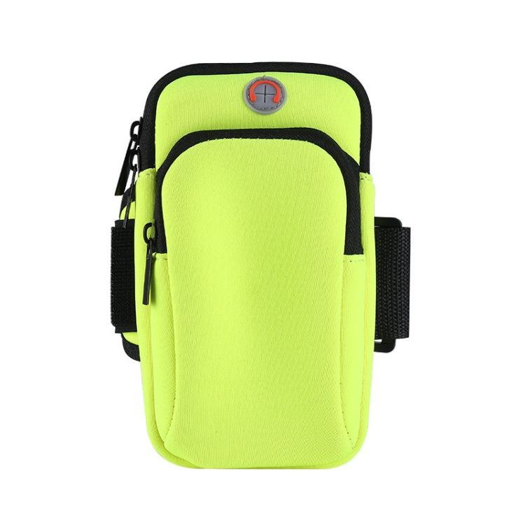 3 PCS Running Mobile Phone Arm Bag Men And Women Fitness Outdoor Hand Bag Wrist Bag  for Mobile Phones Within 6.5 inch( Green) Eurekaonline