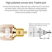 30m EMK OD6.0mm Gold-plated TV Digital Audio Optical Fiber Connecting Cable Eurekaonline