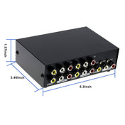 4 Port Input 1 Output Audio Video AV RCA Switch Box Eurekaonline